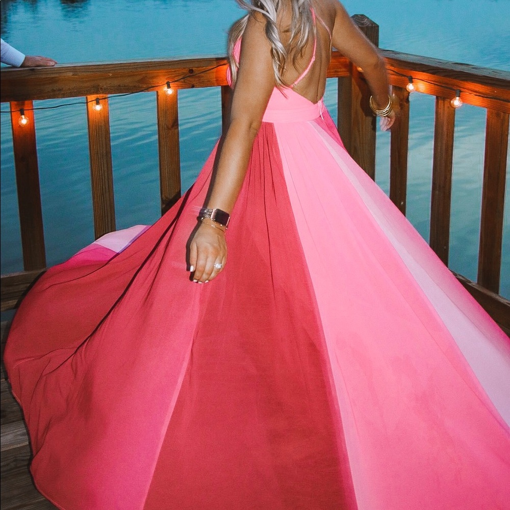 Pink Lily maxi dress.